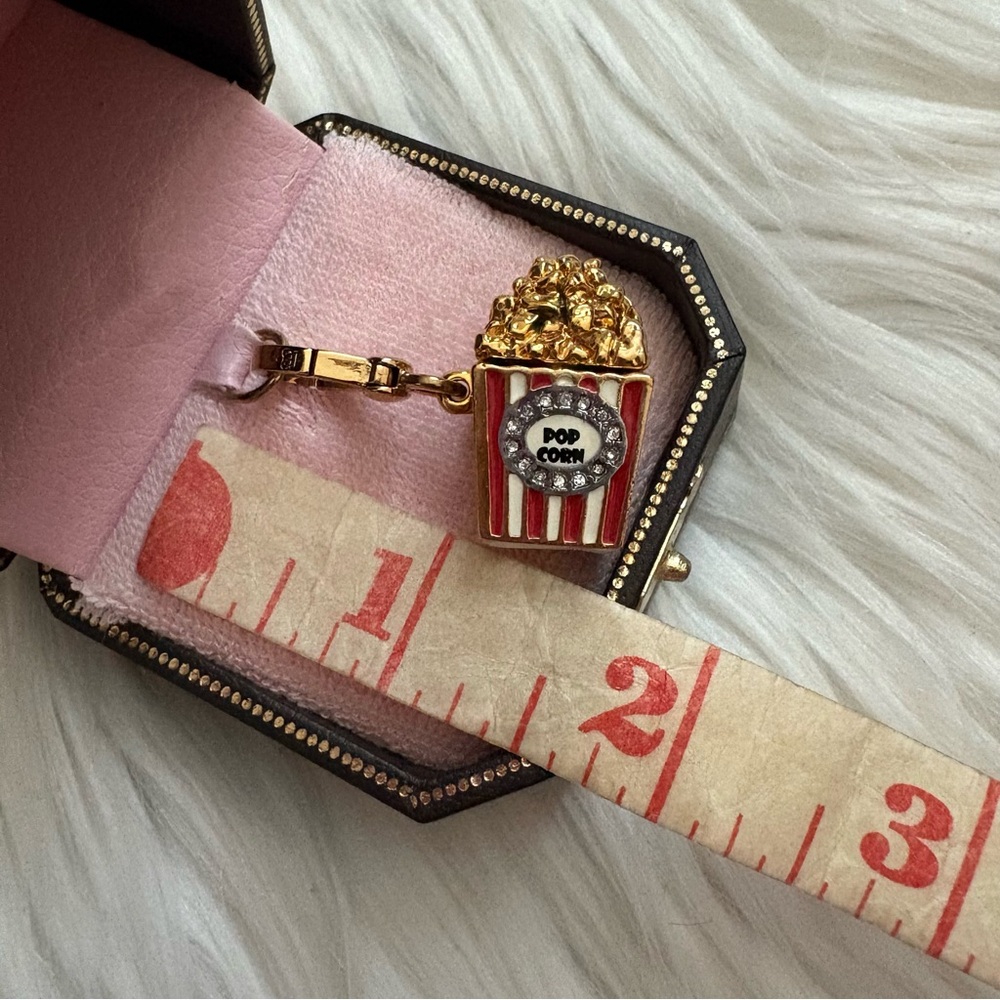 Authentic Juicy Couture Popcorn Bucket Charm - Picture 5 of 6